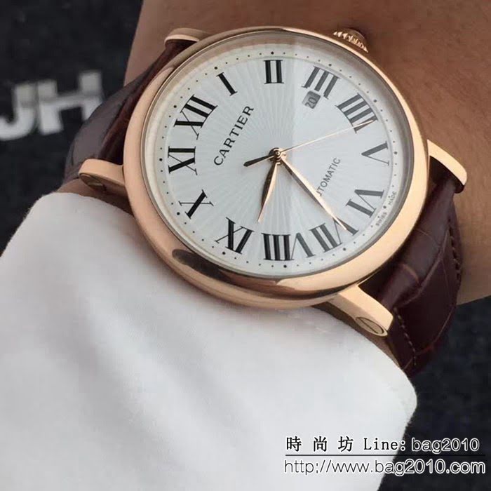 CARTIER卡地亞 全自動機械 時尚男士腕表  WSS3229